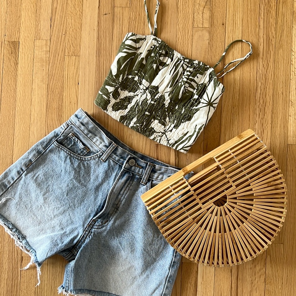 Abercrombie & Fitch | XXS Cropped Tank with Adjustable Straps